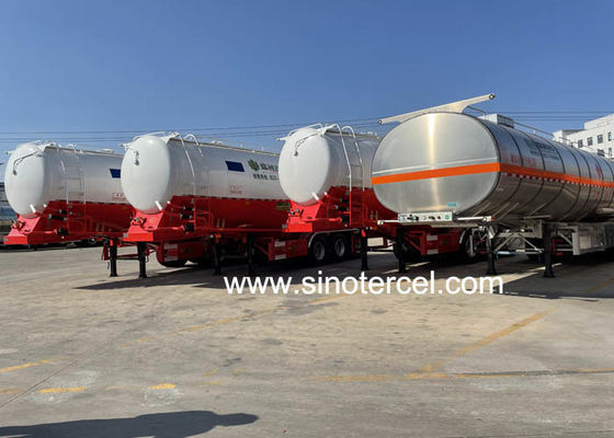 Benutzerdefinierter 60CBM-Öltanker-Semi-Anhänger mit Pumpe und Durchflussmesser