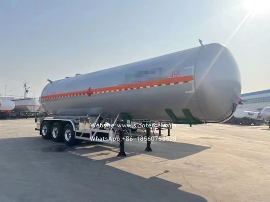 30CBM -60CBM Semi-Tanker-Anhänger Pentan Semi-Anhänger 3 Achsen / 4 Achsen