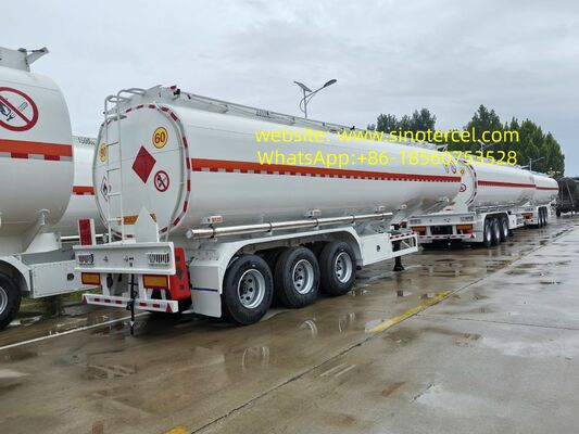 Semi Tanker Anhänger Pentan Semi Anhänger 3 Achsen 30CBM -60CBM Material kann angepasst werden